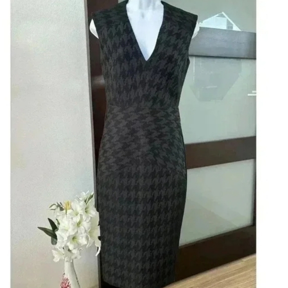Suistudio Jordan B Sheath Dress Houndstooth - Picture 3 of 5